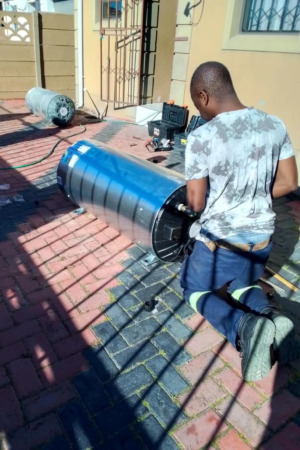 Sniper Plumbing team at work